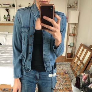 RAILS SZ XS Chambray Top